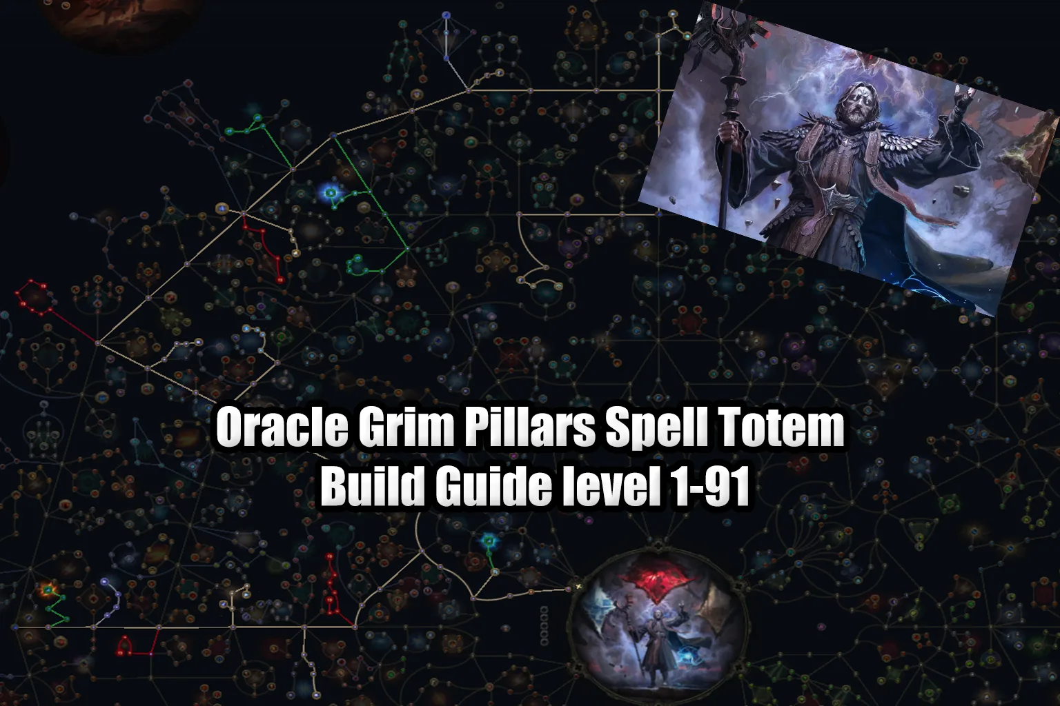 POE 2 Oracle Grim Pillars Spell Totem Build Guide level 1-91