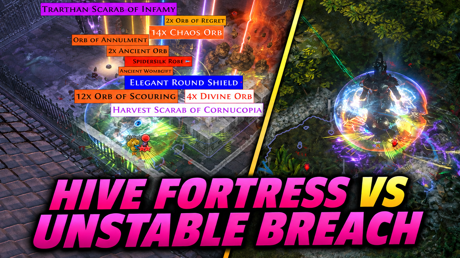 PoE 3.29 Breach Farming: Hivefortress vs Unstable Breach