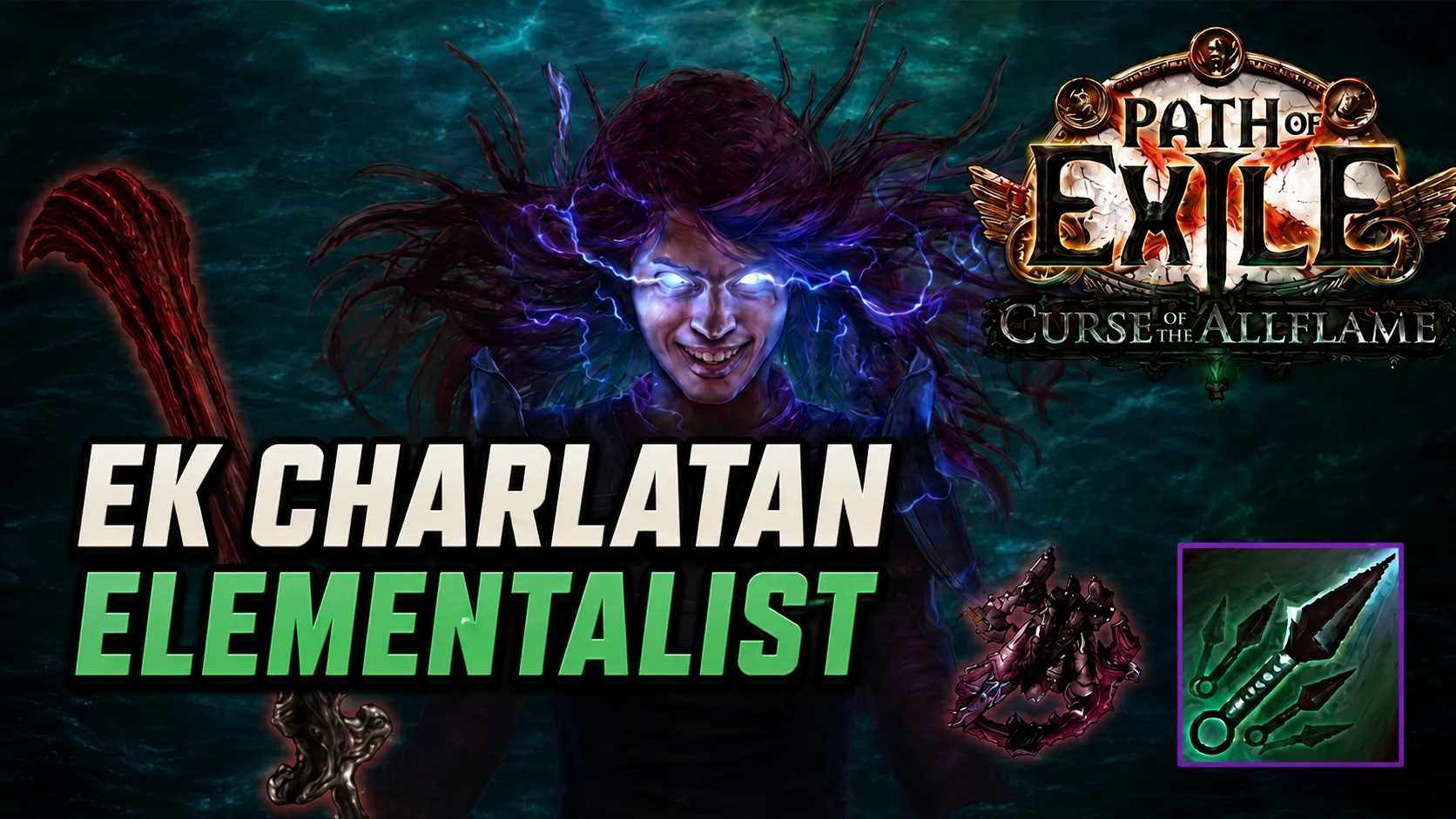Golden Charlatan Ethereal Knives Build - Curse of the Allflame Softcore POE 3.29