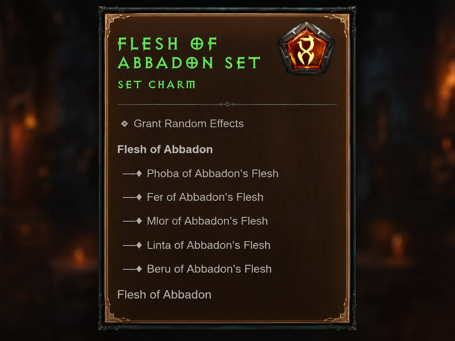 Flesh of Abaddon set - Diablo 4 SS15 1
