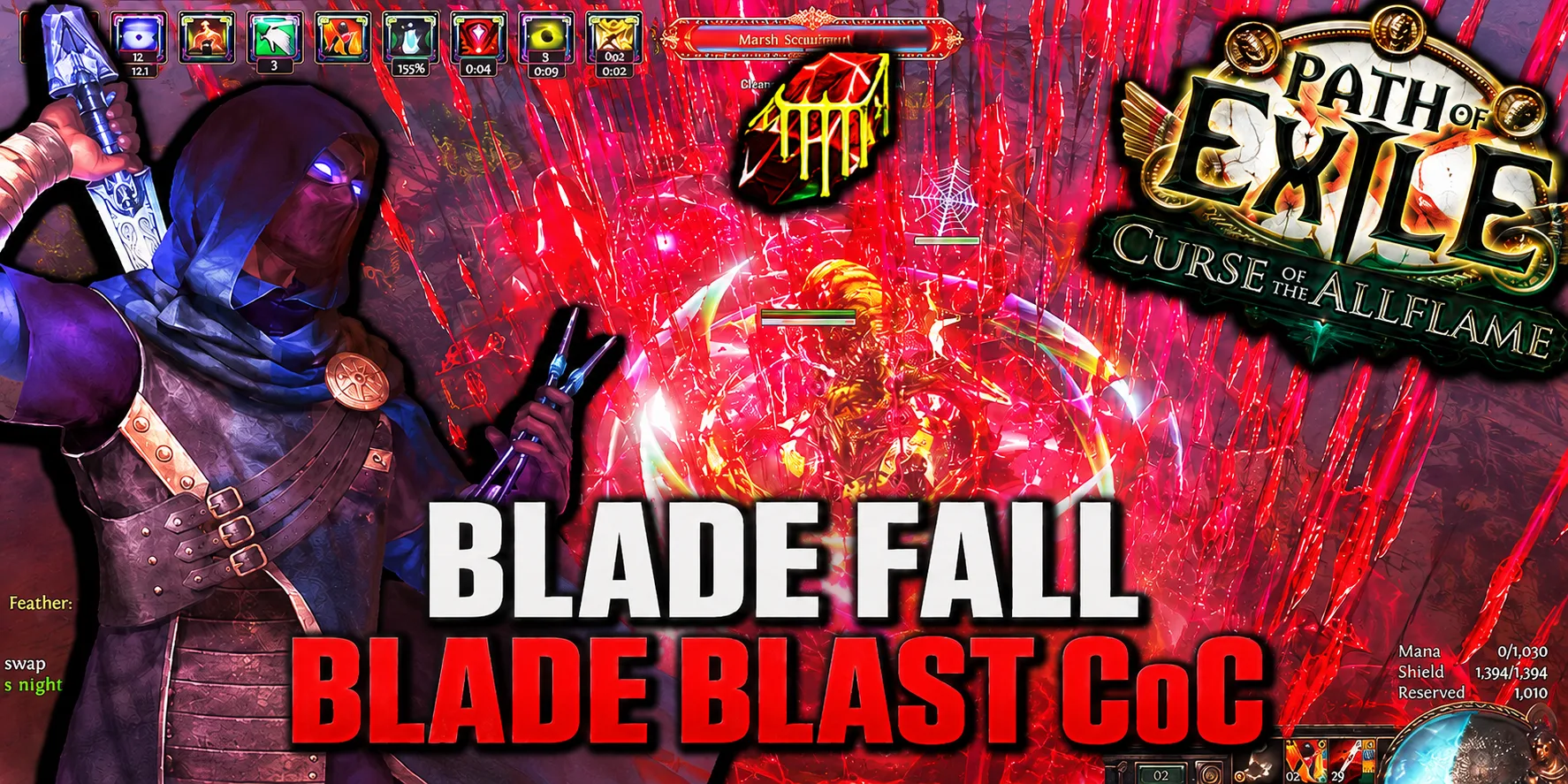 Cast on Critical Blade Fall Blade Blast Assassin Build - Path of Exile 1