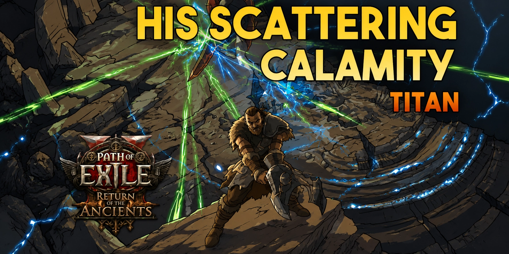 Buy The SCATTERING Calamity Titan Cast on Critical Build - Runes of Aldur Softcore POE 2 0.5 1
