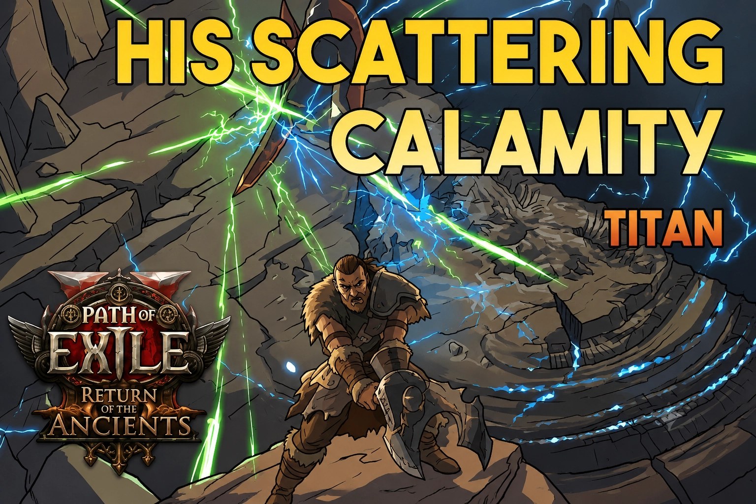 The SCATTERING Calamity Titan Cast on Critical Build - POE 2 0.5 Softcore