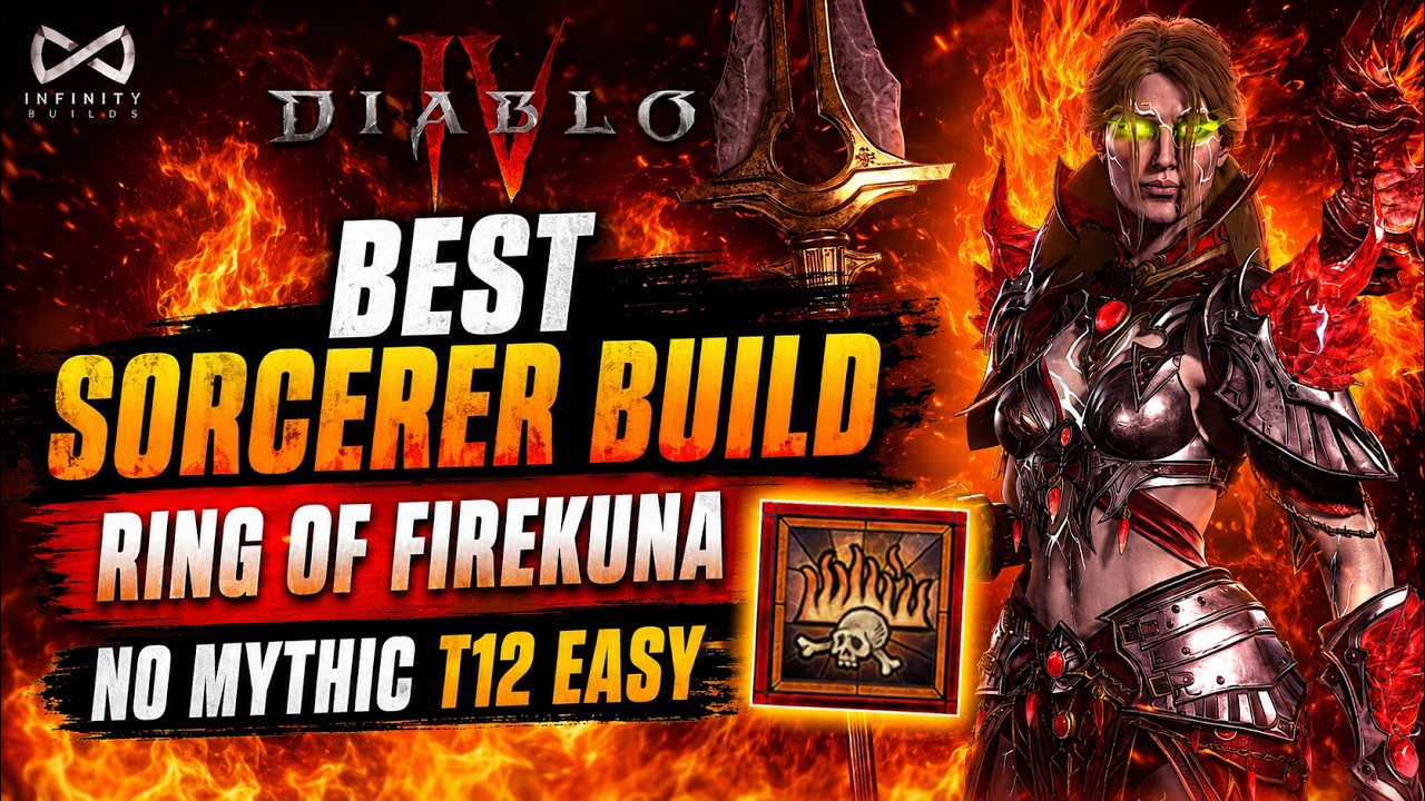 Ring Of Fire Firewall Sorceress Endgame Torment 12+ Build - Diablo 4 1