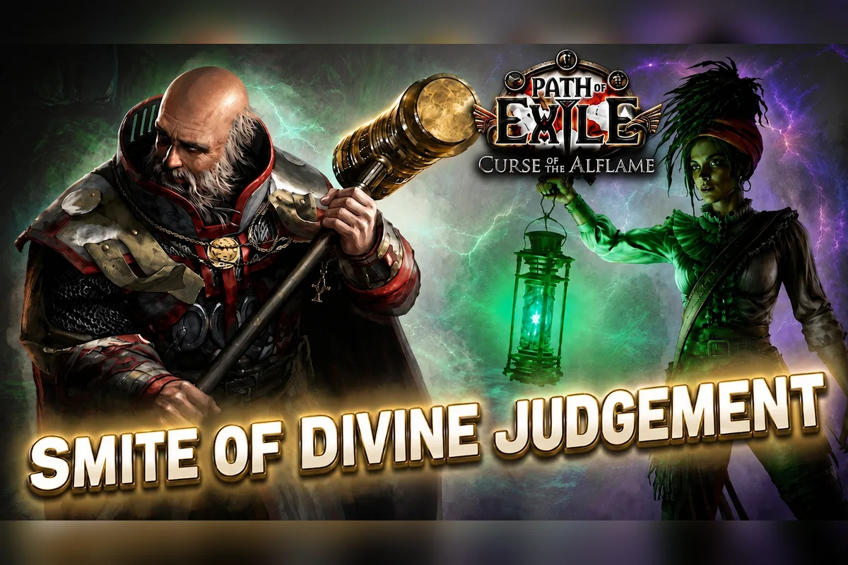 Smite of Divine Judgement Inquisitor Build - Curse of the Allflame Softcore POE 3.29